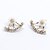 cheap Earrings-2 Pieces Stud Earrings Jacket Earrings For Women&#039;s Party Wedding Gift Sterling Silver Flower Daisy / Daily