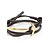 billige Religiøse smykker-Herre Dame Lær Armbånd Sjal Armbånd Vintage Multi Layer Punk Lær Gullbelagt Legering Anker Smykker Julegaver Daglig Avslappet Sport