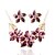 cheap Jewelry Sets-Women&#039;s Bridal Jewelry Sets Earrings Jewelry White / Black / Dark Red For Party Wedding Daily