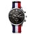 voordelige Klassieke Horloge-Heren Polshorloge Kwarts / Stof Band Informeel Wit Blauw Rood