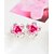 abordables Boucles d&#039;oreilles-Femme Boucles d&#039;oreille Clou Fleur Mode Des boucles d&#039;oreilles Bijoux Violet / Rose / Rouge Pour Soirée Mariage