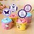 cheap Party Decorations-Cupcake Decorations Set 24Pcs Cupcake Toppers Party Birthday