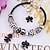 cheap Bracelets-Women&#039;s Crystal Charm Bracelet Bead Bracelet Crystal Bohemian Bracelet Jewelry Black For Wedding Party