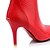 halpa Naisten saappaat-Bootsit-Piikkikorko-Naisten-Tekonahka-Musta Punainen Valkoinen-Ulkoilu Toimisto Rento-Saappaat