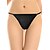 voordelige Damesslips-Dames Erotisch G-string / tanga Effen Medium Taille Zwart Paars Rood M L XL