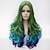 cheap Costume Wigs-Synthetic Wig / Cosplay Wig Style Capless Wig Green Synthetic Hair Women&#039;s Green Wig Very Long Capless Wig