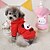 preiswerte Hundekleidung-Hund Kapuzenshirts Hundekleidung Cartoon Design Rot / Rosa Baumwolle Kostüm Für Haustiere Herrn / Damen Cosplay