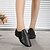 abordables Zapatos de jazz-Mujer Zapatos de Jazz Plano Tacón Plano Cuero Negro / Interior