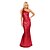 cheap Men&#039;s &amp; Women&#039;s Halloween Costumes-Mermaid Tail Fairytale Cosplay Costumes Party Costume Female Festival/Holiday Halloween Costumes Black Red Silver Halloween Christmas