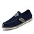 cheap Men&#039;s Slip-ons &amp; Loafers-Men&#039;s Shoes Tulle / Fabric Spring / Summer / Fall Comfort Loafers &amp; Slip-Ons Black / Red / Blue