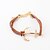 cheap Bracelets-Men&#039;s Women&#039;s Couple&#039;s Chain Bracelet Anchor Personalized Leather Bracelet Jewelry White / Black / Red For Daily Casual Sports