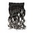 billige Syntetiske extensions-grå farve klip i hår forlængelse 120g 60cm kvindes lange toppe 5clips fabrik pris varmebestandig syntetisk firber