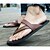 voordelige Herensandalen-Heren PU Zomer Sandalen Anti-slip Wit / Bruin / Zwart / Causaal