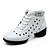 ieftine Adidași de Dans-Pentru femei Pantofi Dans / Pantofi Moderni Piele Cizme / Adidași Toc Drept NePersonalizabili Pantofi de dans Alb / Antrenament