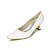 cheap Wedding Shoes-Women&#039;s Silk Spring / Summer Heels Chunky Heel Imitation Pearl Golden / Champagne / Ivory / Wedding / Party &amp; Evening