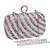 billige Aftenvesker-Dame Krystall / Rhinstein / Akryl Juveler polyester Aftenveske Rhinestone Crystal Evening Bags Metallisk Regnbue / Svart / Gull
