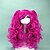 preiswerte Kostümperücke-Synthetic Wig Cosplay Wig Curly Curly Wig Purple Red Blue Black Synthetic Hair Women&#039;s Red Black Blue hairjoy