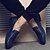 abordables Zapatillas sin cordones y mocasines de hombre-Hombre Zapatos Confort Sintético Primavera / Verano / Otoño Zapatos de taco bajo y Slip-On Azul / Blanco / Negro / Talón de bloque / Invierno / Oficina y carrera