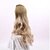 voordelige Synthetische trendy pruiken-Synthetische pruiken Golvend Stijl Zonder kap Pruik Blond Blond Synthetisch haar Dames Blond Pruik Lang Black Pruik