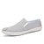 baratos Sapatilhas e Mocassins para Homem-Masculino sapatos Courino Primavera Verão Outono Mocassins e Slip-Ons Para Casual Branco Cinzento Amarelo