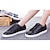 abordables Zapatillas de mujer-Mujer Zapatillas de deporte Tacón Plano PU Paseo Primavera / Otoño Blanco / Negro