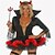 billige Sexede Uniformer-Vampyr Cosplay Kostumer / Festkostume Dame Halloween Festival / Højtider Halloween Kostumer Sort / Rød Ensfarvet