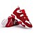 זול סניקרס לנשים-נשים נעלי ספורט נוחות PU אביב סתיו אתלטי קזו&#039;אל נוחות שרוכים פלטפורמה שחור אפור אדום ס&quot;מ 7.6 - ס&quot;מ 9.50