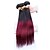cheap Ombre Hair Weaves-3pcs lot 10 24 indian virgin hair color 1b 99j straight human hair weaves
