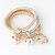 voordelige Armbanden-Dames Armbanden met ketting en sluiting Modieus Legering Armband sieraden Gouden / Goud Rose / Zilver Voor Bruiloft