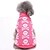 economico Vestiti per cani-Gatto Cane Maglioni Inverno Abbigliamento per cani Nero Blu Rosa Costume Cotone Teschi Casual Tenere al caldo XS S M L XL XXL