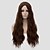 cheap Synthetic Trendy Wigs-Synthetic Wig With Bangs Synthetic Hair With Bangs Brown Wig Women&#039;s Very Long Capless