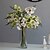 billige Kunstig blomst-1 Gren Plastikk Orkideer Bordblomst Kunstige blomster