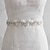 cheap Party Sashes-Satin Wedding Party / Evening Dailywear Sash With Beading Pearl Appliques Floral Women&#039;s Sashes