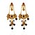 cheap Earrings-Women&#039;s Fashion Earrings Jewelry Black / Red / Blue For Wedding Party