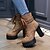 cheap Women&#039;s Boots-Women&#039;s Shoes Leatherette Fall / Winter Fashion Boots / Combat Boots Boots Walking Shoes Chunky Heel / Platform / Block Heel Rivet /