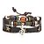 cheap Bracelets-Men&#039;s Leather Bracelet woven Punk Leather Bracelet Jewelry Black For Casual Daily