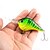 voordelige Hengelsport kunstaas &amp; vliegen-5 pcs Kunstaas Zwengel levensecht 3D-ogen Drijven Bass Forel Snoek Zeevissen Aas Uitzoeken Draaiend