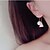 preiswerte Ohrringe-Damen Tropfen-Ohrringe damas Retro Modisch Perlen Diamantimitate Ohrringe Schmuck Rosa Für Alltag