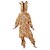 cheap Kigurumi Pajamas-Kid&#039;s Kigurumi Pajamas Giraffe Animal Onesie Pajamas Flannel Toison Green / White / Brown Cosplay For Boys and Girls Animal Sleepwear Cartoon Festival / Holiday Costumes / Leotard / Onesie