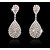 baratos Brincos-Mulheres Cristal Brinco senhoras Fashion Casamento Zircão Strass Brincos Jóias Prata Para Casamento Festa