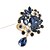 abordables Pin&#039;s et broches-Femme Broche Mode Broche Bijoux Bleu de minuit Pour Mariage Soirée Quotidien Décontracté