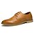 halpa Miesten Oxford-kengät-Miesten Muodolliset kengät Mikrokuitu Kevät / Syksy Oxford-kengät Liukumaton Keltainen / Ruskea / Musta / Solmittavat / Juhlakengät / Comfort-kengät