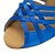 voordelige Latin dansschoenen-Dames Latin dansschoenen / Salsa dansschoenen Satijn Gesp Sandalen / Hakken Gesp / Uitgehold Speciale hak Aanpasbaar Dansschoenen Paars / Blauw / Voor Binnen / Professioneel