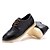 baratos Sapatos Oxford para Homem-Masculino sapatos Couro Primavera Verão Outono Inverno Conforto Oxfords Caminhada Cadarço Para Casual Festas &amp; Noite Preto Amarelo Marron