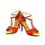 abordables Zapatos de baile latino-Mujer Zapatos de Baile Latino / Zapatos de Salsa Satén Hebilla Sandalia Hebilla / Corbata de Lazo Tacón Personalizado Personalizables Zapatos de baile Bronce / Almendra / Nudo / Rendimiento / Cuero