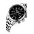 baratos Relógios Clássicos-Homens Casal Relógio de Moda Relógio de Pulso Quartzo / Aço Inoxidável Banda Casual Luxuoso Preta Prata