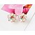 preiswerte Серьги-Women&#039;s Stud Earrings Drop Earrings Flower Fashion Earrings Jewelry Rainbow For Wedding 1pc