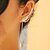 voordelige Oorbellen-Dames Kristal Druppel oorbellen oorbellen Europees Modieus Sieraden Zilver Voor Dagelijks Causaal