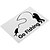 cheap Car Stickers-ZIQIAO White / Black Car Stickers Humor Full Car Stickers Characters Reflective Stickers