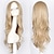 cheap Costume Wigs-Cosplay Costume Wig Synthetic Wig Cosplay Wig Wavy Wavy Wig Blonde Synthetic Hair Blonde Halloween Wig
